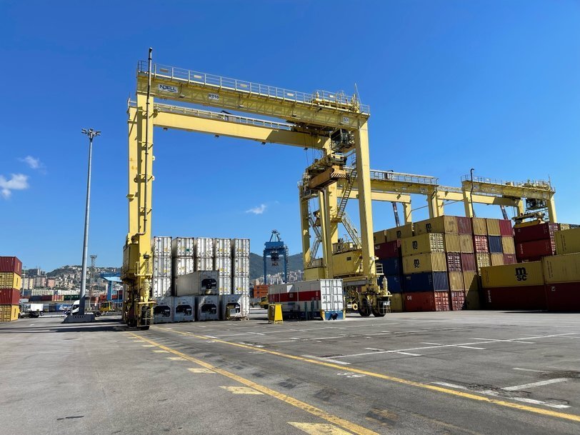 Container terminal in Genoa orders retrofit for 3 Konecranes Noell RTGs with safety, drive and digital upgrades